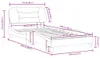 VidaXL 3213683, Grau, 105 cm, 2,18 m, 74,5 cm, 1000 x 2000 Produktbild-Vorschau 7