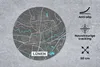 MuchoWow® Mauspad Mousepad Stadtplan - Karte - Lünen - Blau Produktbild-Vorschau 2