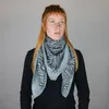 Baumwolltuch - Zebra grau - schwarz - quadratisches Tuch Produktbild-Vorschau 6