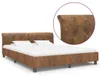 vidaXL Postelový rošt Brown Suede Look 160 x 200 cm Náhled obrázku produktu 8