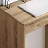 vidaXL Psací stůl Artisan – dub 60 x 40 x 76 cm Náhled obrázku produktu 4