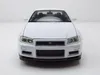 Welly 24108W Nissan Skyline GT-R R34 weiß 1:24 Produktbild-Vorschau 6