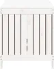 vidaXL Gartentruhe Weiß 121x55x64 cm Massivholz Kiefer - Produktbild-Vorschau 5
