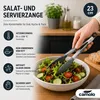 Camolo Nudelsieb Faltsieb Silikon Grau & Salatzange Produktbild-Vorschau 3