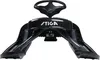 A black and grey STIGA snow racer with a steering wheel. Podgląd zdjęcia produktu