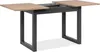 Ausziehbarer Esstisch Damon 120/160x90 - Eiche/anthrazit Produktbild-Vorschau 6