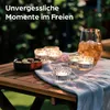 12er Set Glas Teelichthalter Transparent Deko Windlichter Produktbild-Vorschau 3