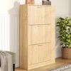Merax Moderno armadio portascarpe minimalista in legno con Anteprima dell’immagine prodotto 3