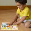 MalPlay dřevěné puzzle farma zoo zvířata skládačka Náhled obrázku produktu 10