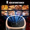 OYAJIA 6L Heißluftfritteuse mit Sichtfenster, Friteuse Produktbild-Vorschau 5