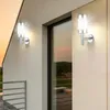 2 lampade da parete solari a LED in acciaio inossidabile Anteprima dell’immagine prodotto 2