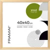 FRAMAI rám na obrazy 40x40 cm, prírodný, rám z prírodného Náhľad obrázku produktu 3