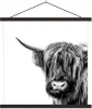 MuchoWow® Textilposter Schottisches Hochlandrind - Horn - Produktbild-Vorschau 1