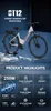 250W elektrické kolo 36V 13Ah City E-Bike 25km/h dojíždění Náhled obrázku produktu 10