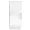 vidaXL Kredens biały wysoki połysk 30x30x70 cm materiał Podgląd zdjęcia produktu 7