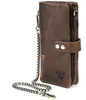 Echtleder Crazy Horse Leder Reisen Geschenk Münztasche Produktbild-Vorschau 1