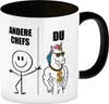 Cooles Chef-Einhorn mit Dollarzeichen Kaffeebecher in Produktbild-Vorschau 1