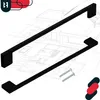 KOTARBAU® Möbelgriffe Schwarz 289 mm Griffe Möbel ZnAl Produktbild-Vorschau 6