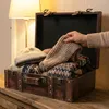 Vintage Holzkoffer mit Klassik Design von HMF mit 38 cm Breite in verschiedenen Größen Produktbild-Vorschau