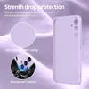 A marketing image showcasing a phone case with text highlighting its features. Produktbild-Vorschau