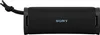 A black Sony Bluetooth speaker is shown against a white background. Voir les images du produit