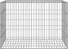vidaXL Gabbia per conigli 78x54x54 cm Ferro zincato Anteprima dell’immagine prodotto 3