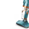 A close-up of the bottom part of a teal and orange cordless stick vacuum cleaner on a white background. Náhľad obrázku produktu