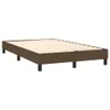 vidaXL Boxspringbett mit Matratze Dunkelbraun 120x200 cm Produktbild-Vorschau 5