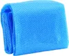 A folded blue pool cover with a bubble texture. Produktbild-Vorschau