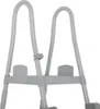 A gray pool ladder with four steps, shown against a white background. Náhľad obrázku produktu