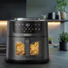 WEBBER AF938TFT, Teplovzdušná fritéza, 8 L, 80 °C, 200 °C, Náhľad obrázku produktu 6