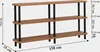 Skye Decor, Raca - Black, Bücherregale, Schwarz, 150 x 74,9 Produktbild-Vorschau 6