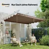 Zatahovací pergola stříška 3x3m, odolná proti povětrnostním Náhled obrázku produktu 7