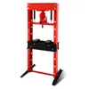 A red hydraulic press is shown against a white background. Produktbild-Vorschau