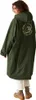 A woman wearing a green coat. Produktbild-Vorschau