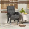 Yaheetech 2er Set Gartenstuhl aus Polyrattan, stapelbare Produktbild-Vorschau 5
