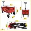 Sunshine roter Strandwagen faltbar Tourist Strand Camping Náhľad obrázku produktu 15