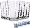 Set di 8 bicchieri da 200 ml: Vetro spesso, Decorazione Anteprima dell’immagine prodotto 7