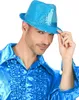 Elegante cappello di paillettes da donna blu - taglia unica Anteprima dell’immagine prodotto 2