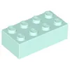 Lego® 2x4 Stein 3001 - 50 Stück Helles Aqua Produktbild-Vorschau 2