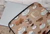 MuchoWow® Laptop Hülle 17 Zoll Laptoptasche Muster - Kaffee Produktbild-Vorschau 4