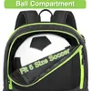 Zaino da calcio leggero - Borsa sportiva idrorepellente - Anteprima dell’immagine prodotto 3