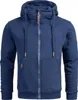 Stylische Herren Sweatjacke Petrolblau Größe L - Gr. L Produktbild-Vorschau 1