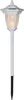 LED Solar Laterne 'Flame' - 4in1 - Tisch/Boden/Wand - gelbe LED - Dämmerungssensor - weiß Anteprima dell’immagine prodotto