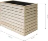 Drevená vyvýšená posteľ Westmann Asket L prírodná 130x70x90 Náhľad obrázku produktu 7