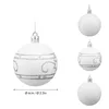 CASARIA® Weihnachtskugeln 48tlg Ø 6cm Kunststoff matt Produktbild-Vorschau 7