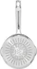 The back of a stainless steel frying pan is shown against a white background. Produktbild-Vorschau