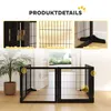 Barriera di sicurezza per cani D06-118BK, pieghevole, pino, Anteprima dell’immagine prodotto 6