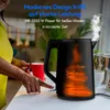 MEDION Wasserkocher Edelstahl (1,5 Liter, 2.200 Watt, 360° Produktbild-Vorschau 3