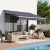 VEVOR Tenda da Sole Retrattile Manuale 300 x 250 cm uso Anteprima dell’immagine prodotto 1